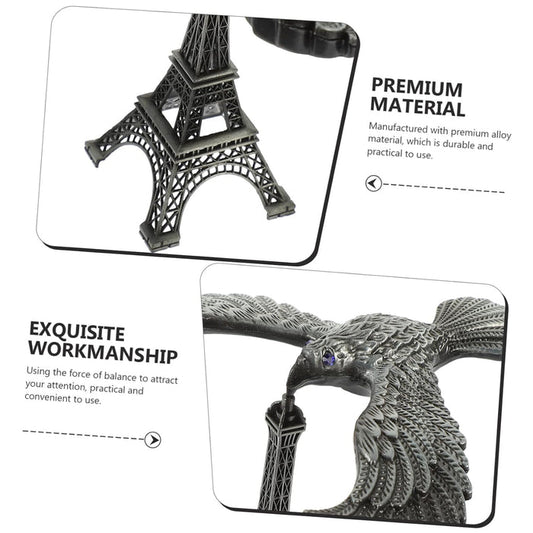Eiffel Tower with Balancing Eagle