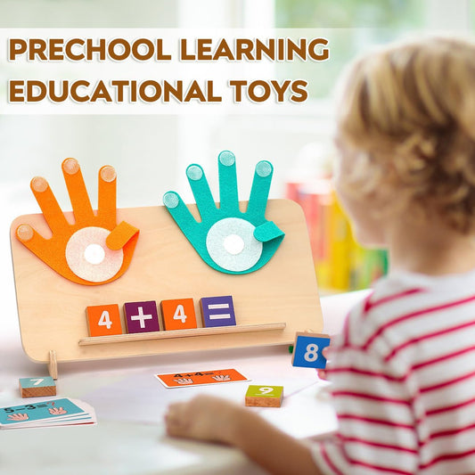 Educational Math manipulatives Number Counting Blocks for Kids