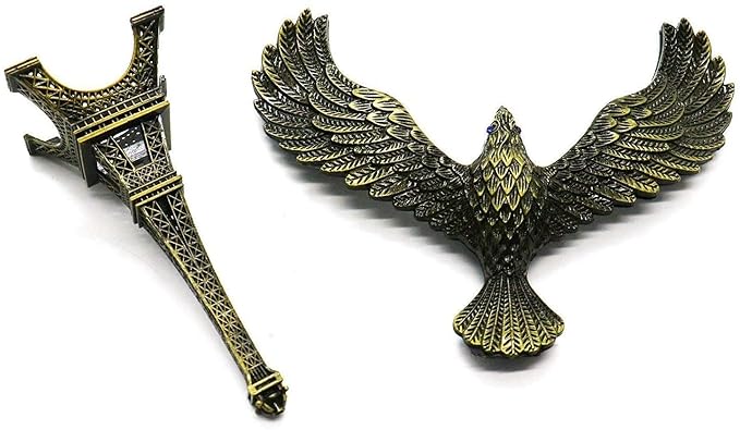 Eiffel Tower with Balancing Eagle