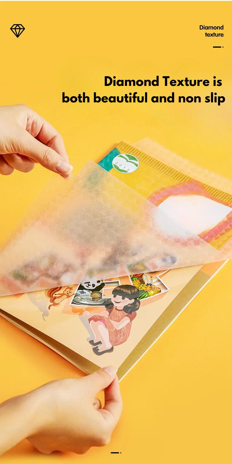 ClearGuard™  Self-adhesive transparent protective book cover (Pack of 30)